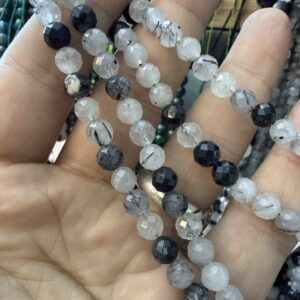 Rutil Kuvars Faset Dizi 6 mm