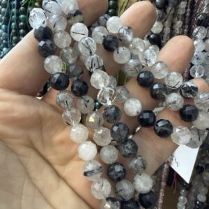 Rutil Kuvars Faset Dizi 8 mm