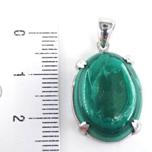 Malahit Kolye Ucu (Gümüş) - 2