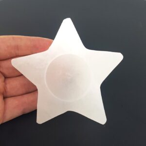 Selenit Mumluk Yıldız - selenit Taşı Enerjisi ve Doğal Formu