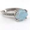 Akuamarin Yüzük (Gümüş)