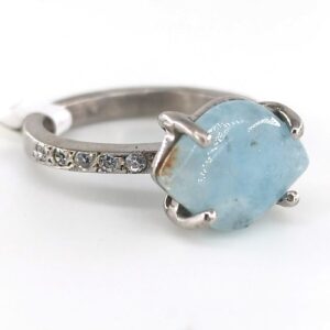 Akuamarin Yüzük (Gümüş)