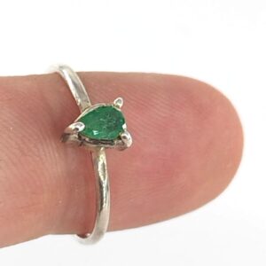 Zümrüt Yüzük (Gümüş) - 2