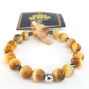 Sarı Kaplangözü Bileklik 8mm