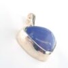 Mavi Kalsedon Kolye Ucu (Gümüş)