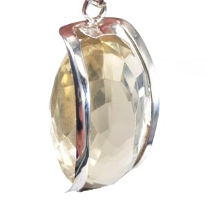 Alternative view of Limon Kuvars Kolye Ucu (Gümüş)