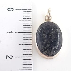 Rutil Kuvars Kolye Ucu (Gümüş) - 2