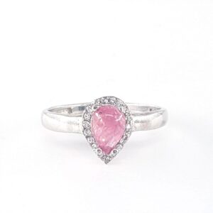 Pembe Turmalin Yüzük (Gümüş)