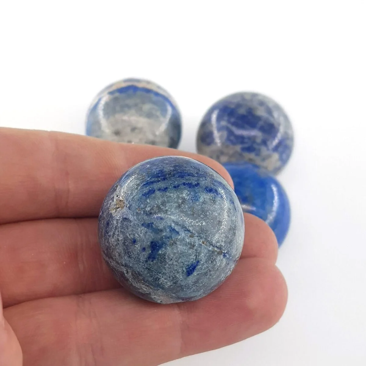Lapis Lazuli Küre Mini Lapis Lazuli Küre Mini - Lapislazuli Taşı Enerjisi ve Doğal Formu