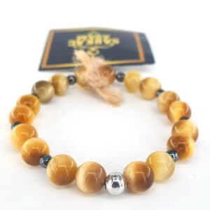 Sarı Kaplangözü Bileklik 8mm