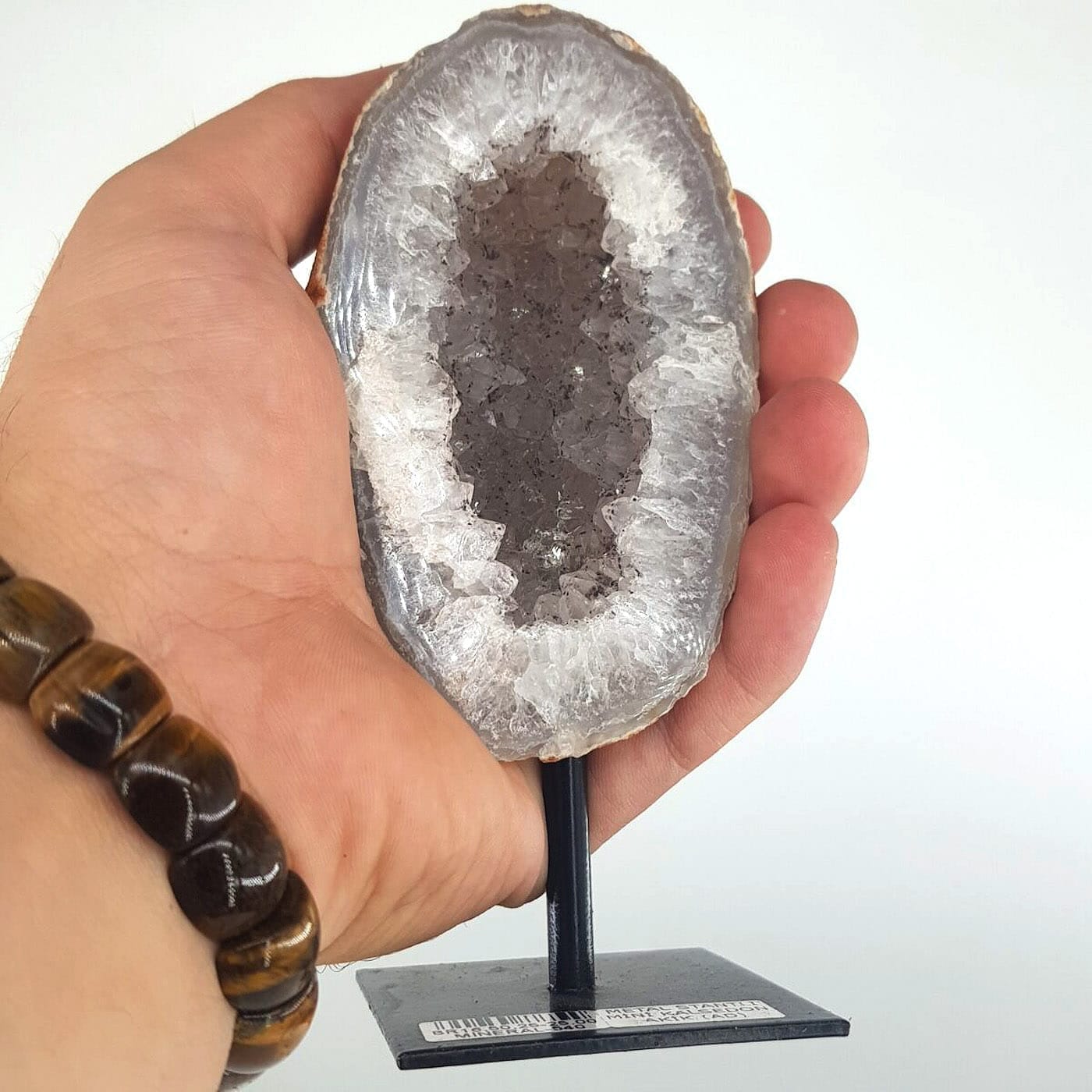 Necef , Kalsedon , Akik (Standlı) - Görsel 2