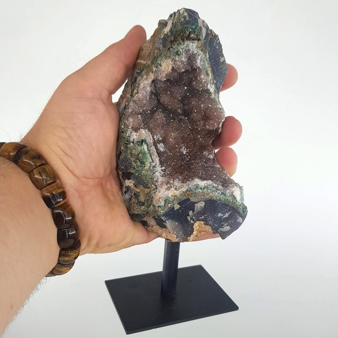 Ametist, Kalsedon, Akik (Standlı) - Görsel 2