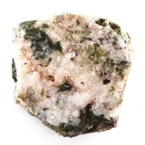 Epidotlu Kristal Kuvars Ham Taş