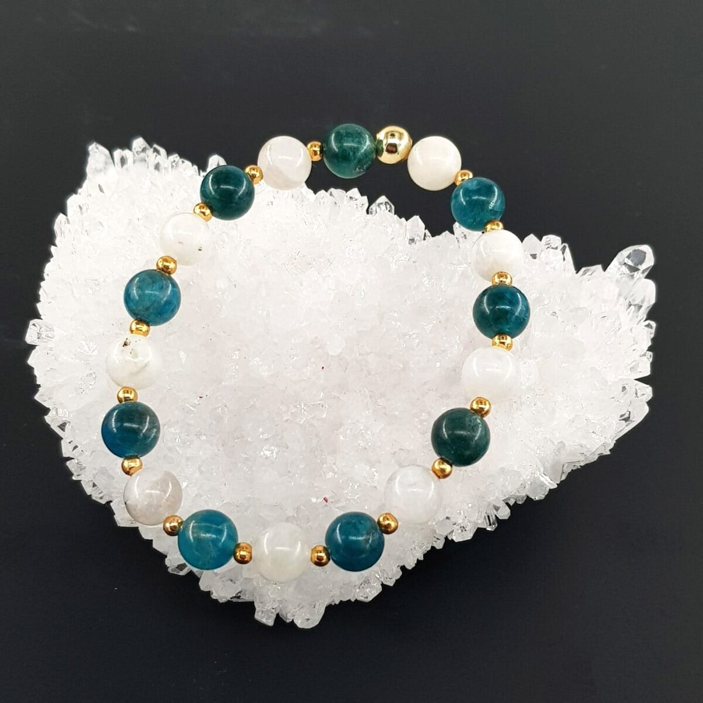 Blue Apatit, Aytaşı Bileklik 8mm