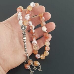 Akik Doğaltaş Tesbih 10mm - Akik Taşı Enerjisi ve Doğal Formu