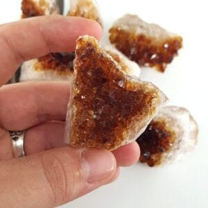 Sitrin Brezilya Ham Taş - sitrin Taşı Enerjisi ve Doğal Formu