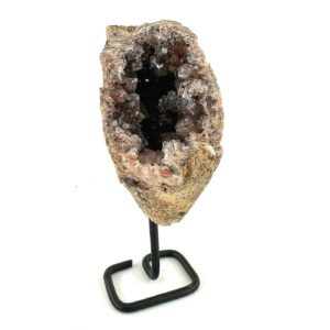 Rutil Kuvars , Kalsedon (Standlı)