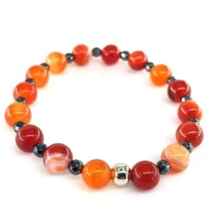 Kırmızı Akik Bileklik 8mm