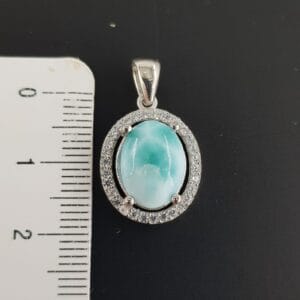 Larimar Kolye Ucu (Gümüş) - 2