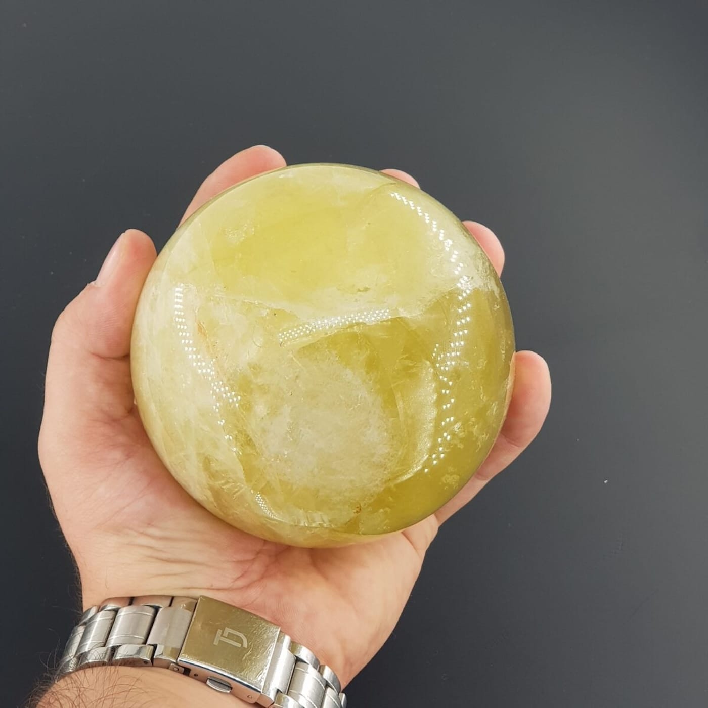 Limon Kuvars Küre - Görsel 2