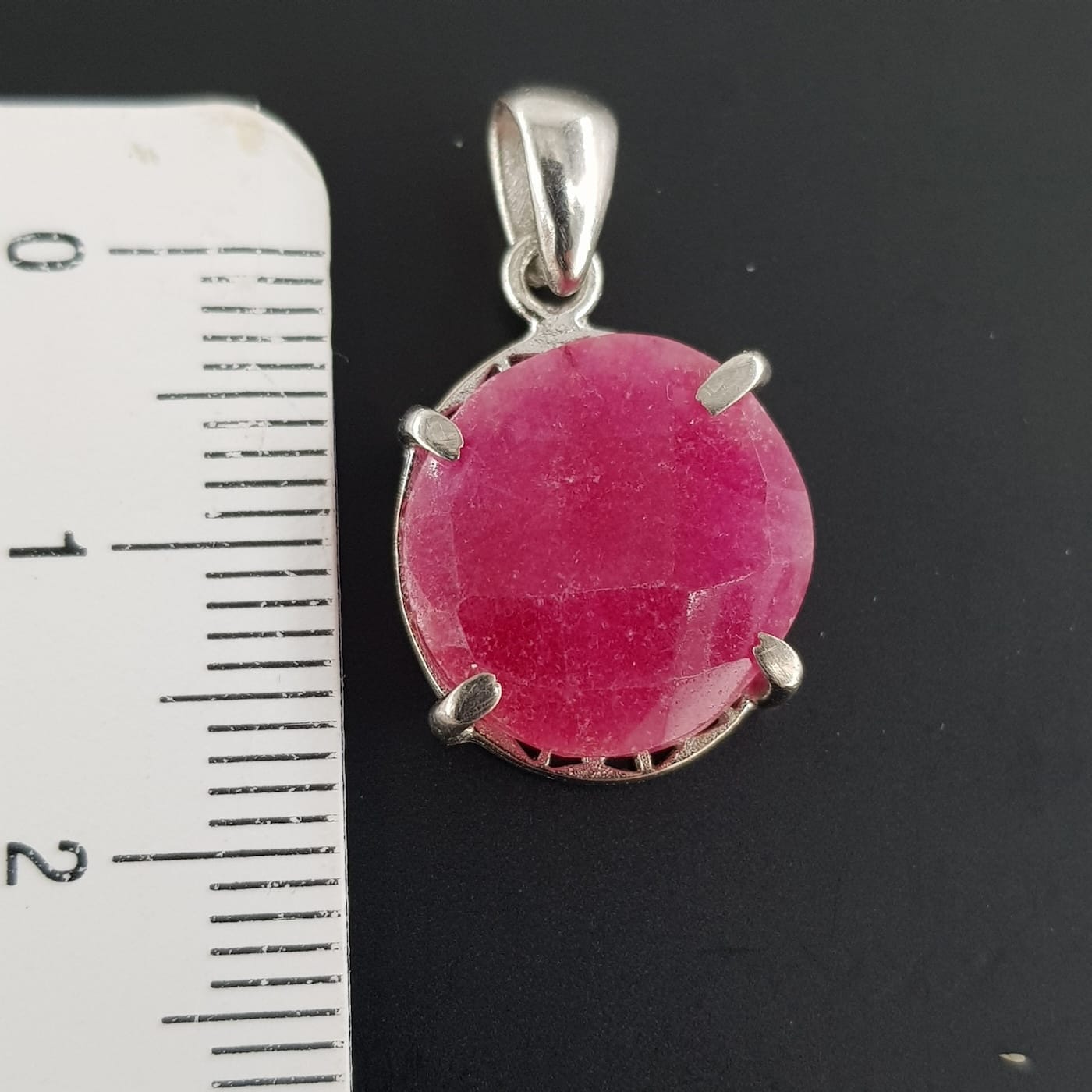 Yakut Kolye Ucu (Gümüş) - Görsel 3