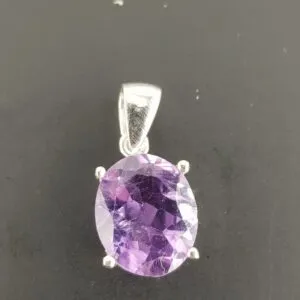 Ametist Kolye Ucu (Gümüş)