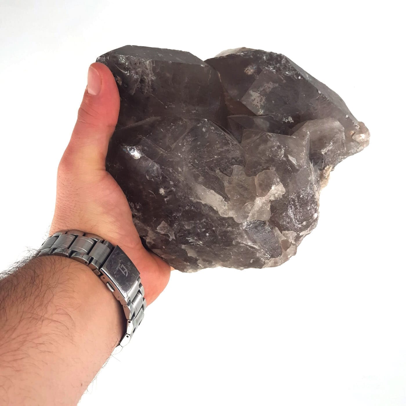 Dumanlı Kuvars Morion Ham Taş - Görsel 2