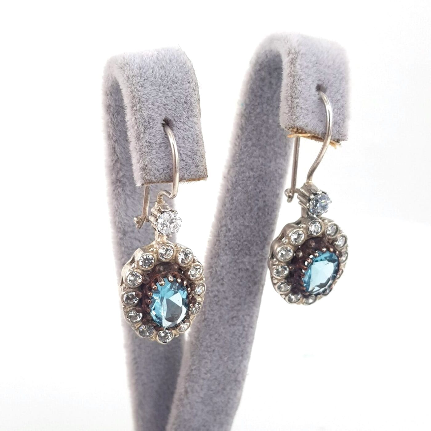 Topaz Küpe (Gümüş) - Görsel 2