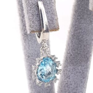 Alternative view of Topaz Küpe (Gümüş)