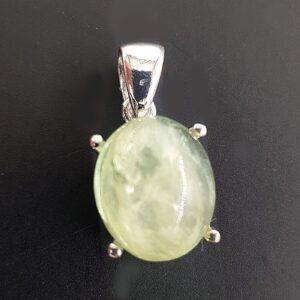 Prehnite Kolye Ucu (Gümüş)