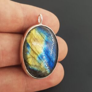 Alternative view of Labradorit Kolye Ucu (Gümüş)