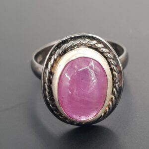 Yakut Yüzük (Gümüş)