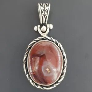 Akik Kolye Ucu (Gümüş)