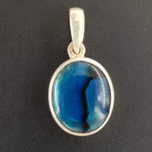 Abalon Sedef Kolye Ucu (Gümüş)