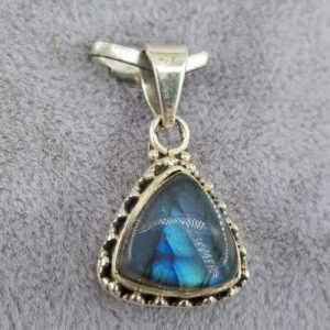 Labradorit Kolye Ucu (Gümüş)