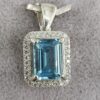 Topaz Kolye Ucu (Gümüş)