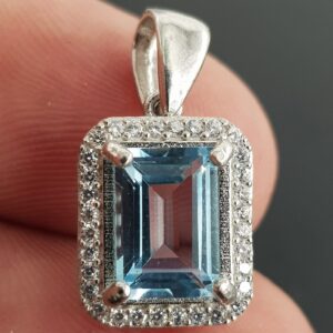 Alternative view of Topaz Kolye Ucu (Gümüş)