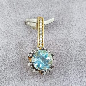 Topaz Kolye Ucu (Gümüş)