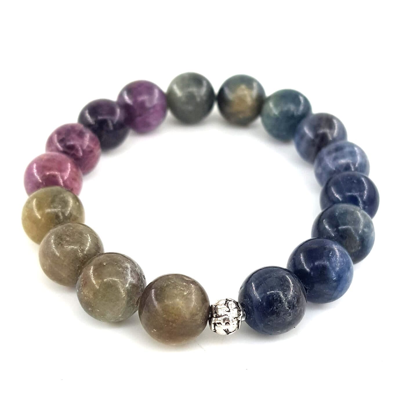 Yakutlu Safir (Ruby Safir) Bileklik 10mm