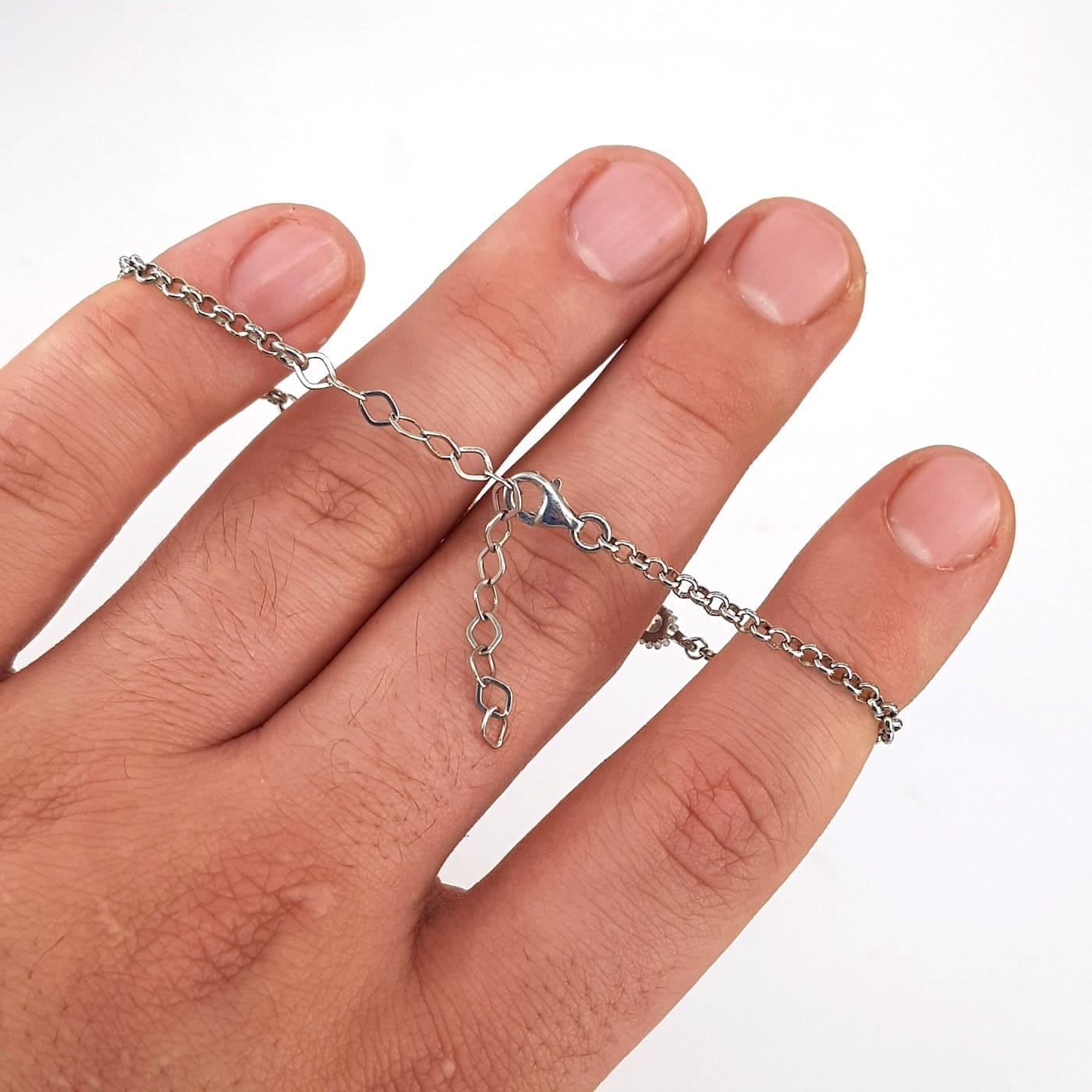 Garnet (Lal) Künye (Gümüş) - Görsel 3