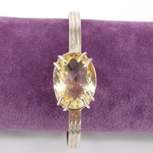 Limon Kuvars Bileklik (Gümüş)