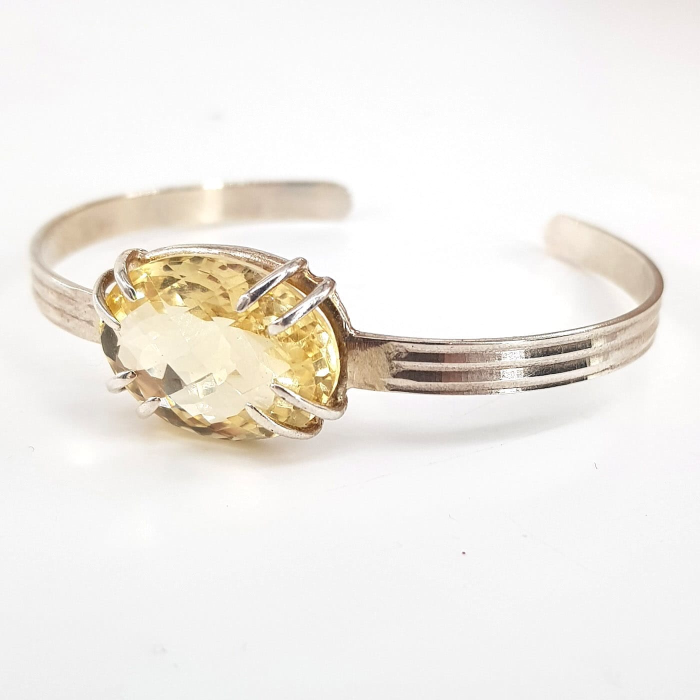 Limon Kuvars Bileklik (Gümüş) - Görsel 2