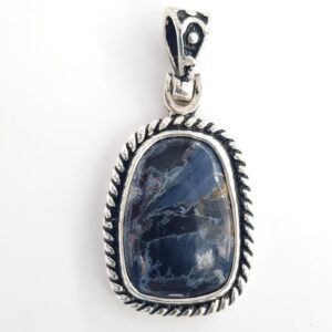 Pietersit Kolye Ucu (Gümüş)