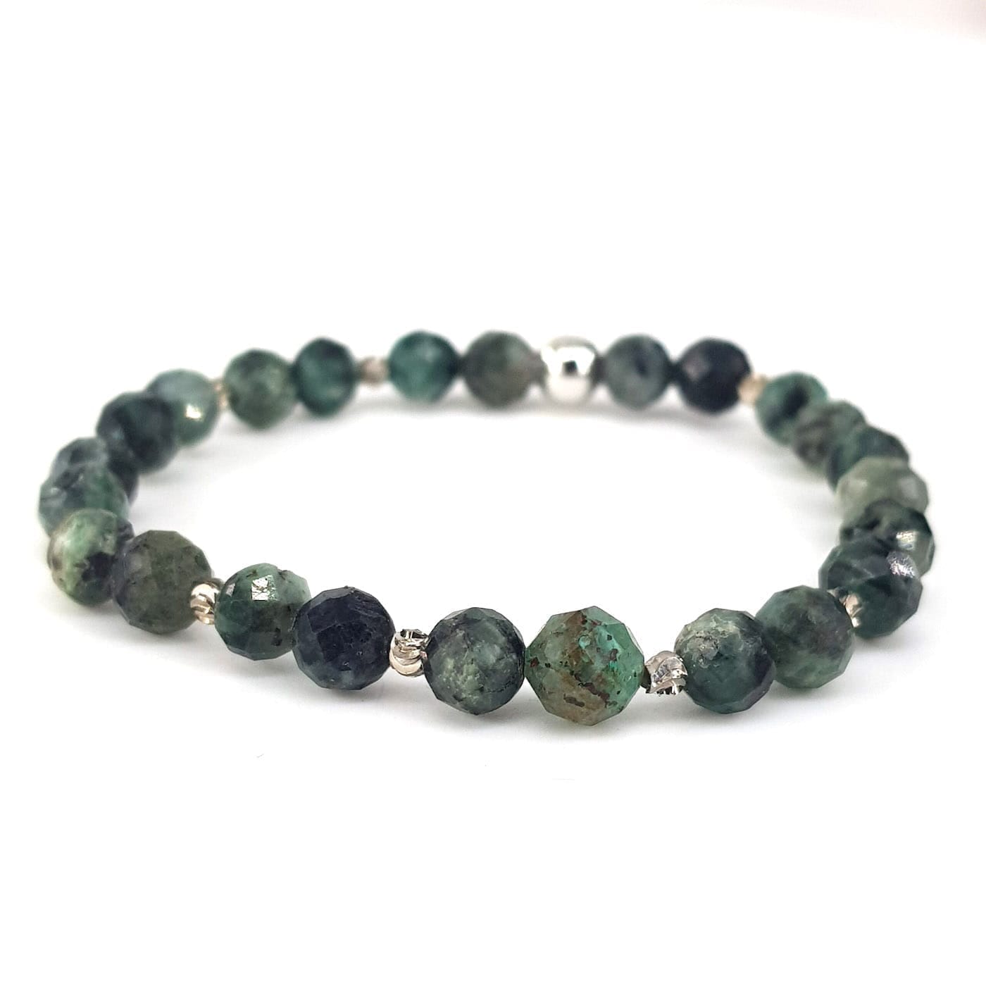 Zümrüt Bileklik Faset 6mm