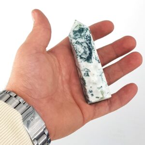 Alternative view of Yosunlu Akik (Moss Agate) Obelisk
