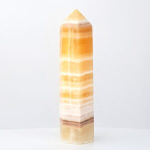 Turuncu Kalsit Obelisk