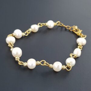 İnci Bileklik 6mm Ayarlanabilir Ölçü