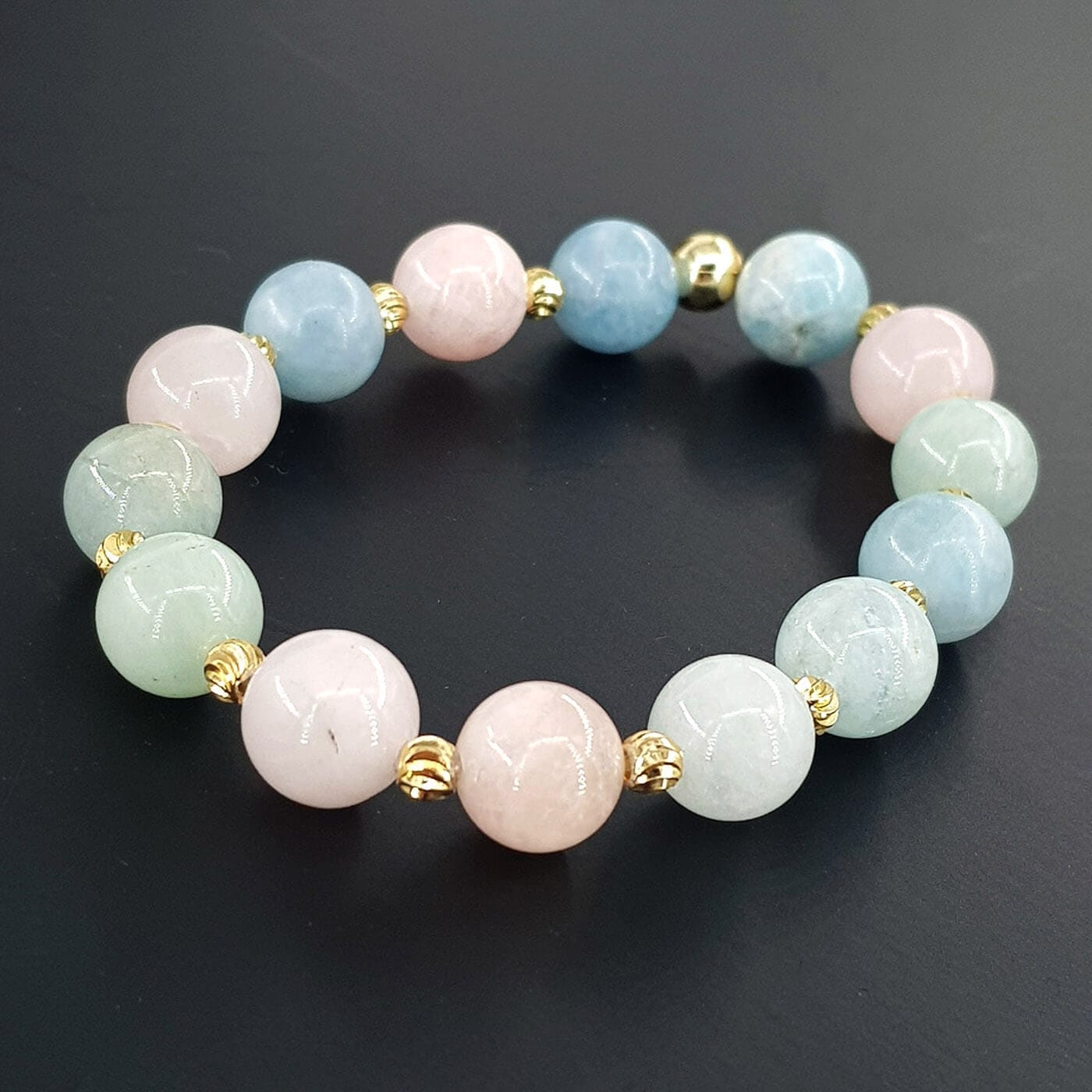 Morganit Bileklik 8mm