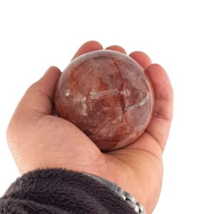 Hematoid Kuvars Küre - Hematoidkuvars Taşı Enerjisi ve Doğal Formu