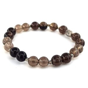 Dumanlı Kuvars Bileklik 8mm